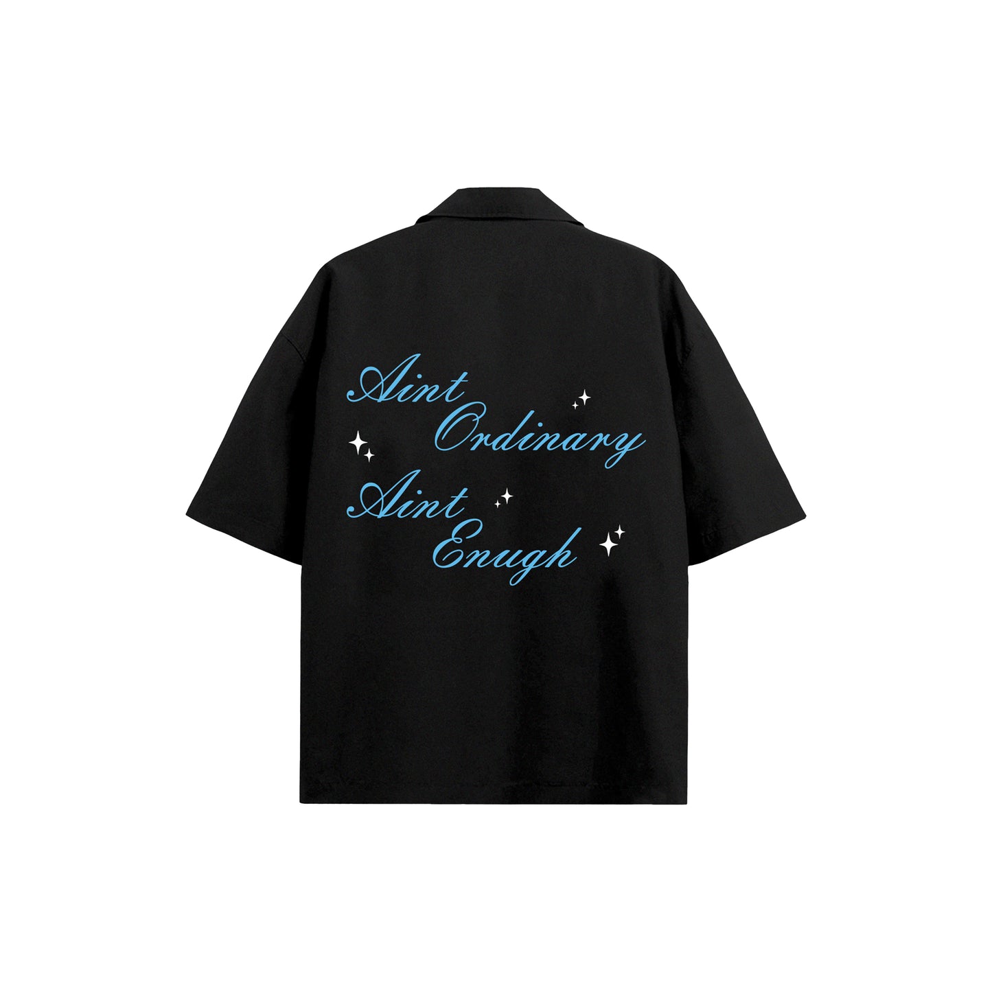 Aint Ordinary Oversized Shirt (Black)