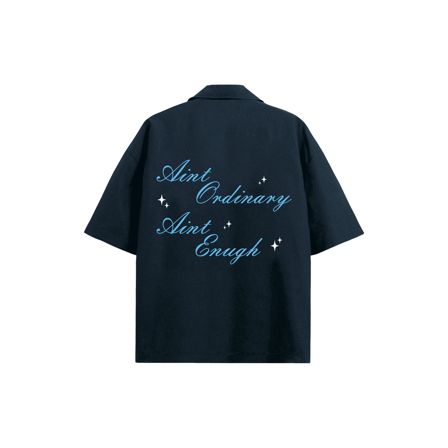 Aint Ordinary Oversized Shirt (Blue)