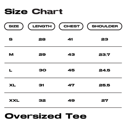 Voyeur Oversized Tshirt (Black)